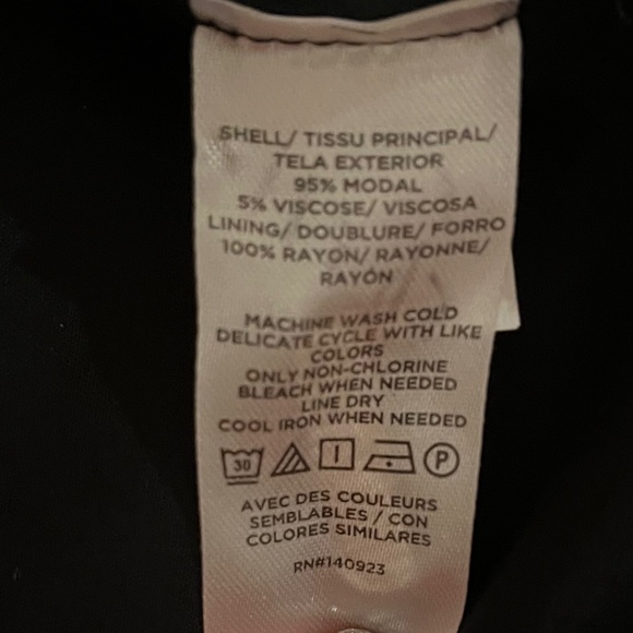 Loft Petite Black Crossover Halter Dress - Picture 7 of 7